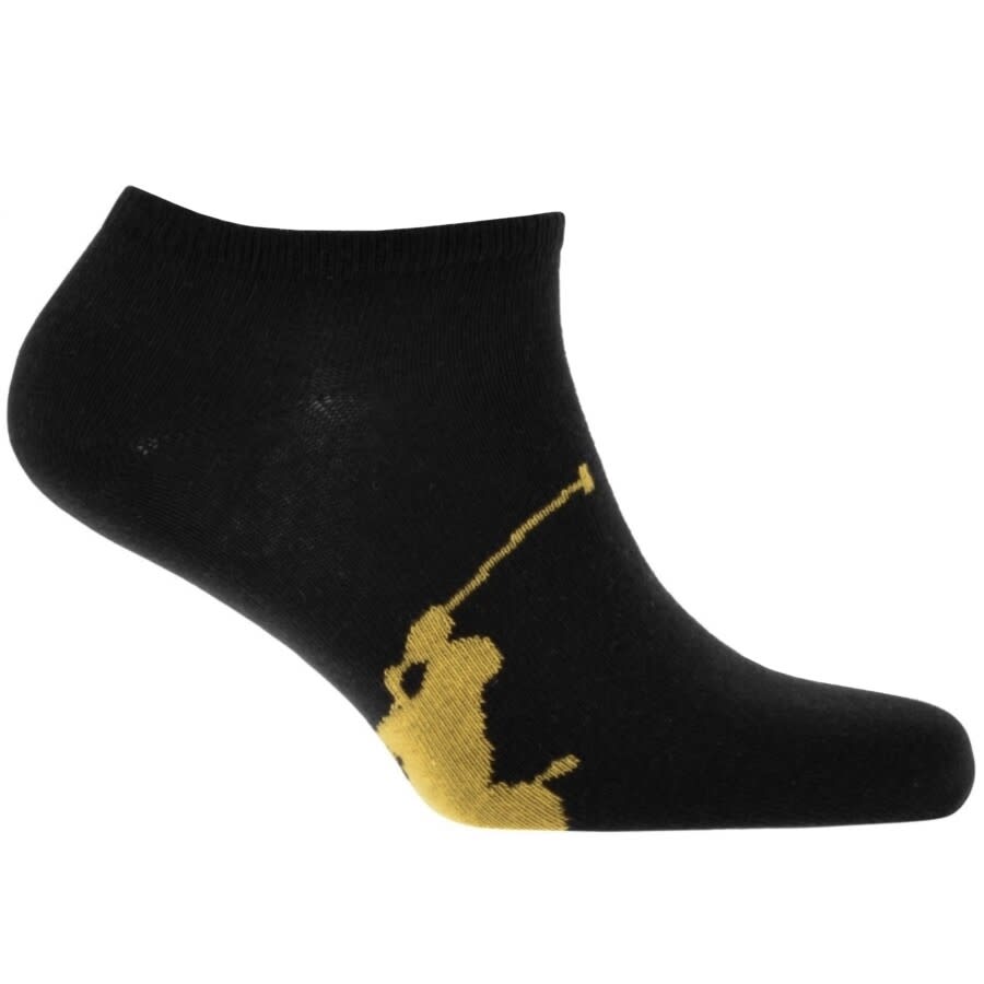 Ralph Lauren 3 Pack Trainer Socks Black Mainline Menswear